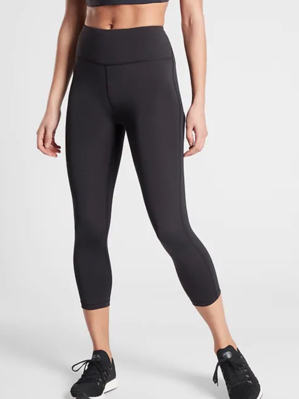 Athleta Ultimate Stash II Capri Leggings Black